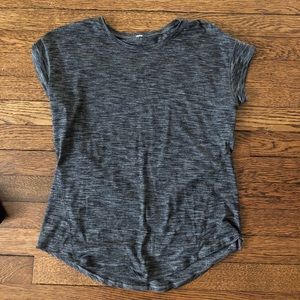 Heather grey lululemon short sleeve top